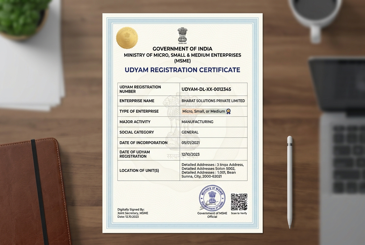 MSME Certificate